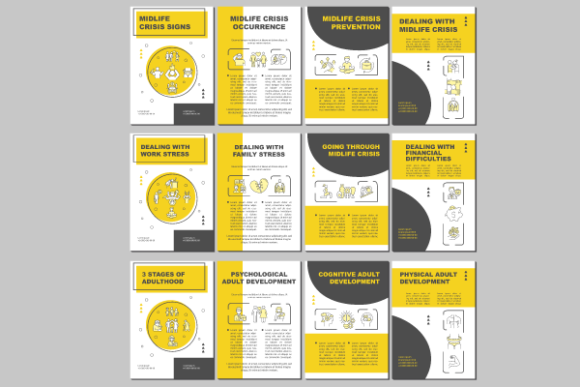 Adult Psychology Brochures Bundle: A Powerful Graphic Design Asset for Content Creators