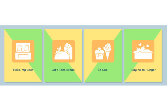International Food Day Greeting Cards: A Graphic Template for Creative Content