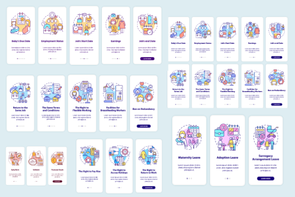 Maternity Leave Employee Rights Bundle: A Must-Have Graphic Template for Crafters