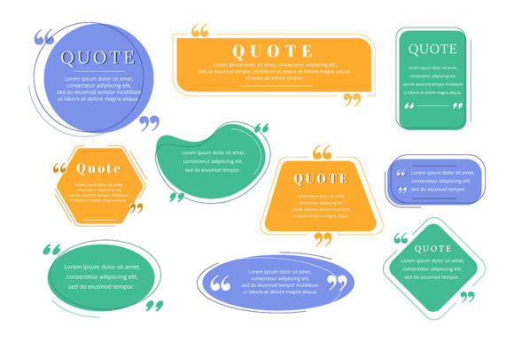 Quote Blank Frame Vector Template Set Review for Real Embroidery Projects