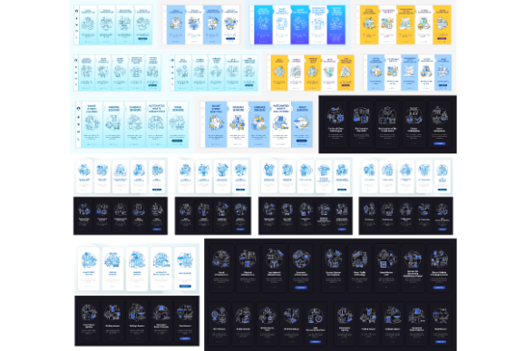 Smart City Projects App Pages Bundle – A Graphic Template for Digital Sellers